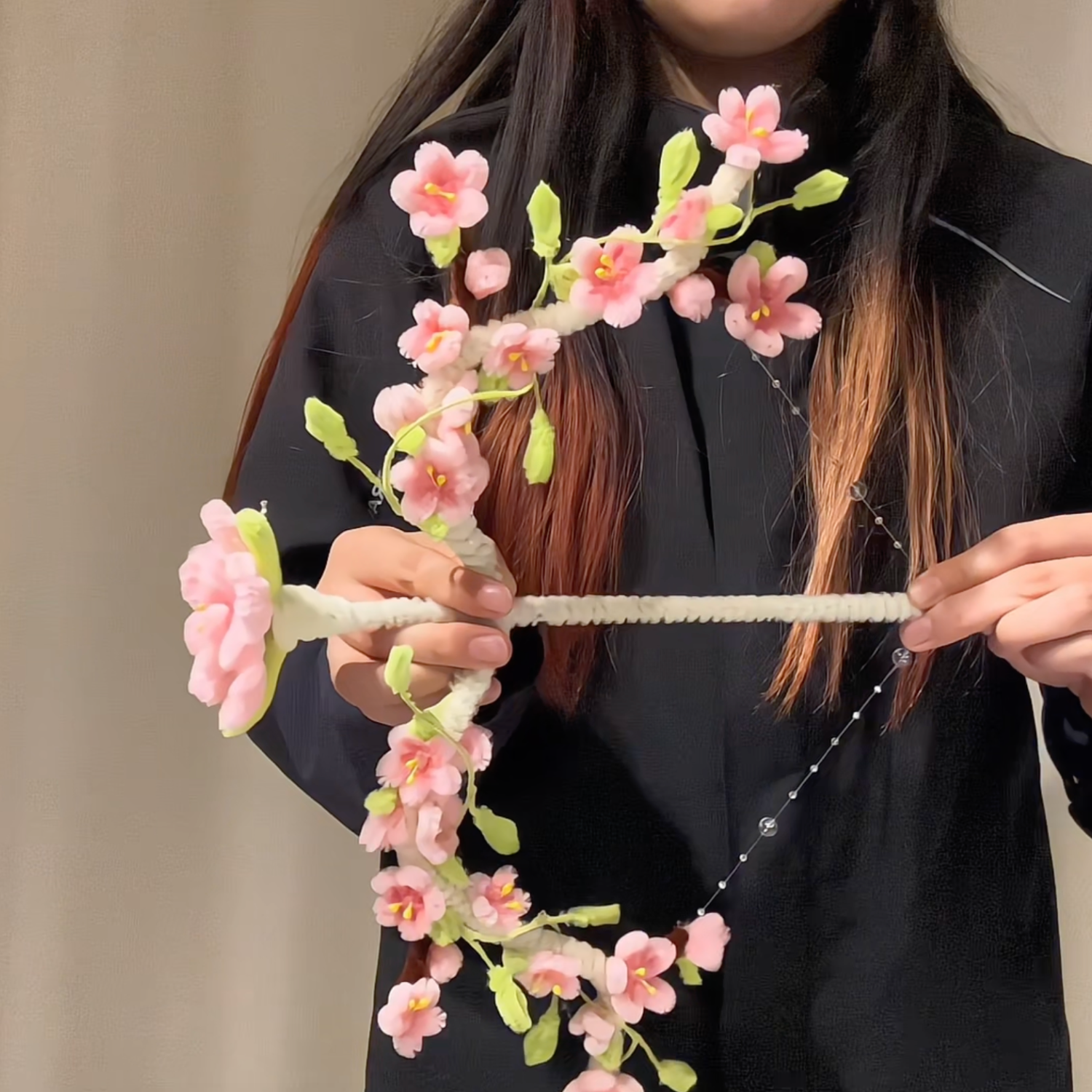 Peach Blossom Bow Tutorial