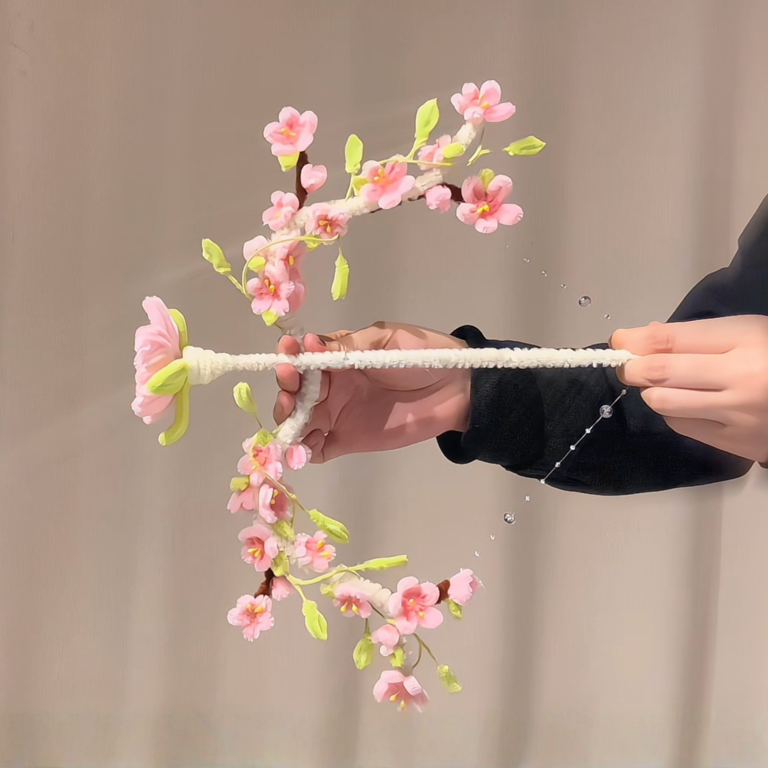 Peach Blossom Bow Tutorial